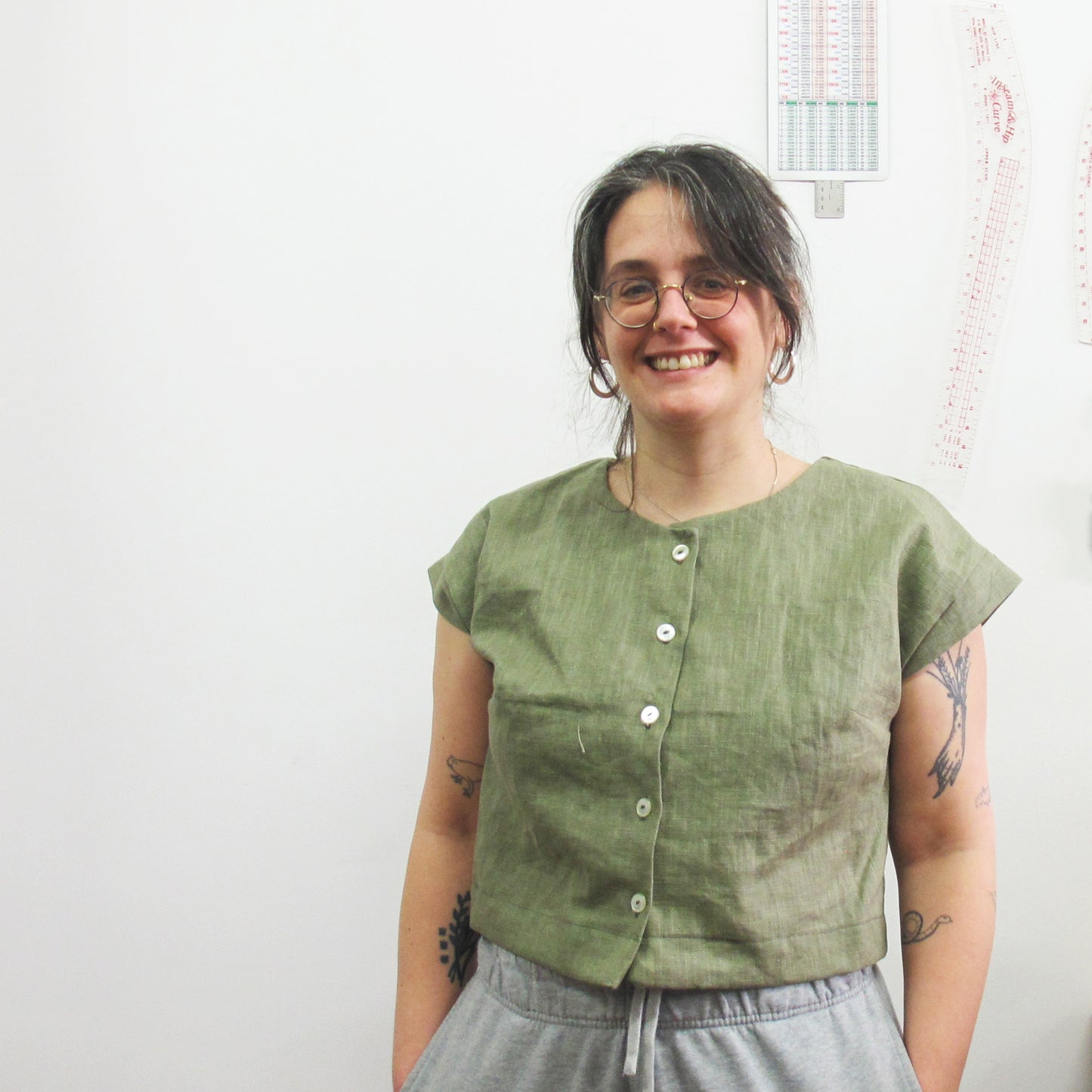 Blouse verte - La Fabrique éthique