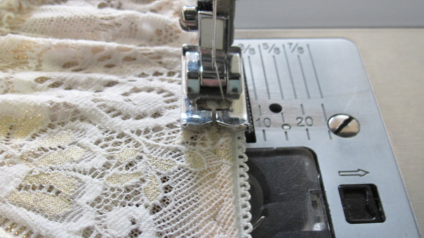 Surpiquer un élastique de lingerie - La Fabrique éthique