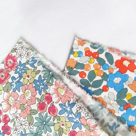 Tissus fleuri style Liberty - La Fabrique éthique