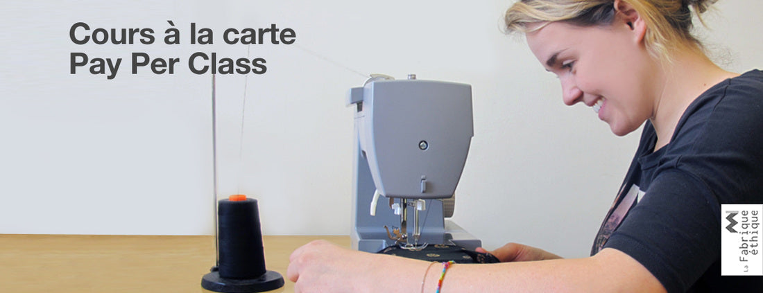 Cours de couture à la carte - La Fabrique éthique