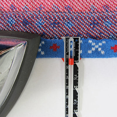 Ourlet d'un pull à l'aiguille double - La Fabrique éthique